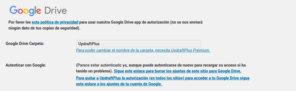 google-drive-updraftplus