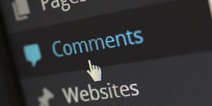 moderar comentarios autor